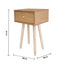 Milano Decor Bedside Table Kirrawee Drawers Nightstand Unit Cabinet Storage