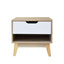 Milano Decor Bedside Table Manly Drawers Nightstand Unit Cabinet Storage