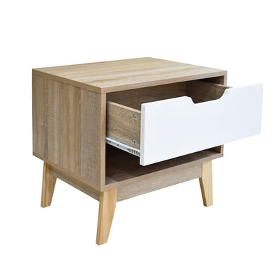 Milano Decor Bedside Table Manly Drawers Nightstand Unit Cabinet Storage