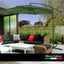 Milano 3M Outdoor Umbrella Cantilever With Protective Cover Patio Garden Shade - Green