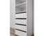 GENEVA THREE SHELF/FOUR DRAWER BUILT IN WARDROBE - VJ PANEL