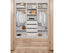 MALMO THREE SHELF/FOUR DRAWER WALK IN WARDROBE - HAMPTONS