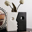 Ceramic Set of 2 Modern Black and White Vases for Home D�cor