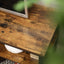 Industrial TV Stand 60 Inches, Rustic Brown