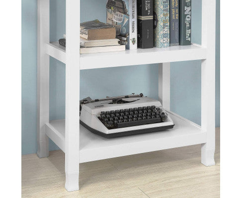 Console Table 3 Shelves, White