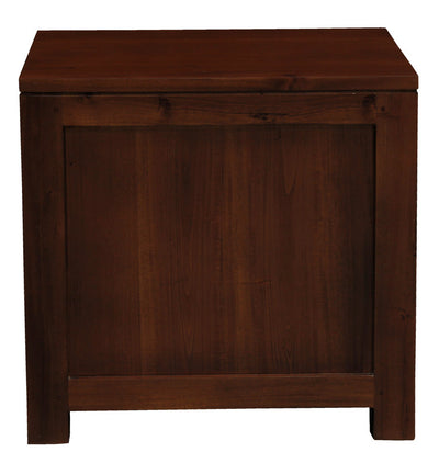 Amsterdam Solid Mahogany Timber 1 Drawer Bedside Table (Mahogany)