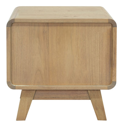 Providence 2 Drawer Bedside Table (Natural)