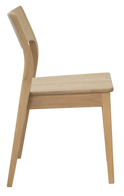 Providence Solid Oak Dining Chair - Set of 2 (Natural)