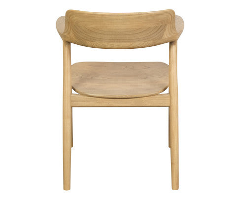 Nobu Solid Oak Arm Chair (Natural)