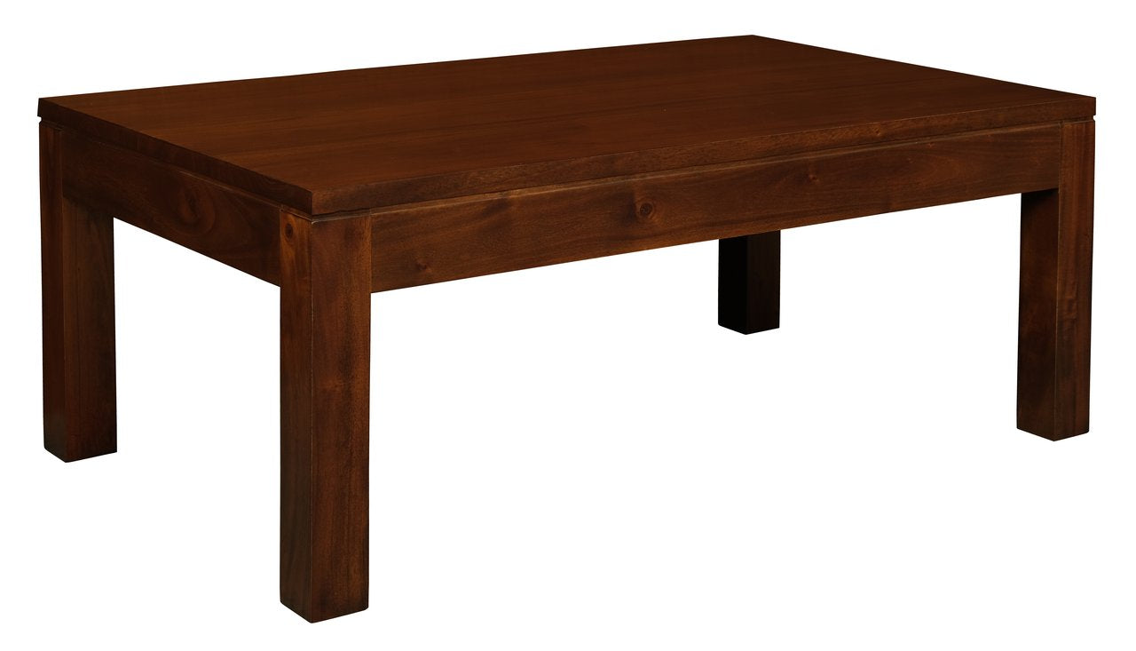 Amsterdam Solid Mahogany Timber Coffee Table (Light Pecan)