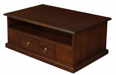 Tasmania 2 drawer Coffee Table - Mahogany