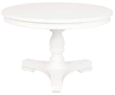 Tasmania Round Dining Table 120 cm (White)