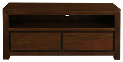 Amsterdam 2 Drawer Entertainment Unit (Mahogany)