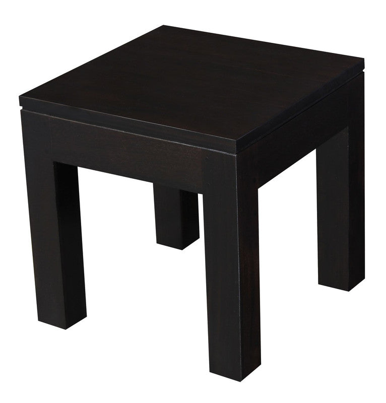 Amsterdam Solid Timber Lamp Table (Chocolate)