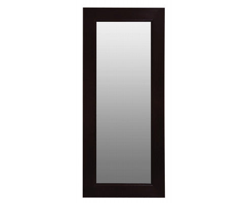 Toby Solid Mahogany Timber Standing Mirror (Chocolate)