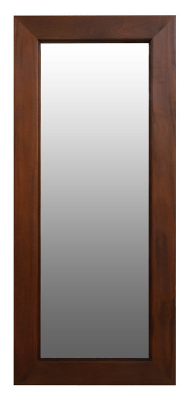 Toby Solid Mahogany Timber Standing Mirror (Mahogany)