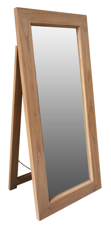 Manhattan Solid Timber Frame Standing Mirror - Nautral