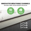 KINGSTON SLUMBER 31cm King Single Mattress Medium Firm Euro Top