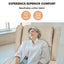 FORTIA Electric Recliner Lift Heat Chair for Elderly, Massage, Heat Therapy, Aged Care, Beige