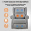 FORTIA Electric Recliner Lift Heat Chair for Elderly, Massage, Heat Therapy, Aged Care, Grey