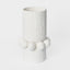 Tiki Vase White 