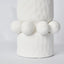 Tiki Vase White 