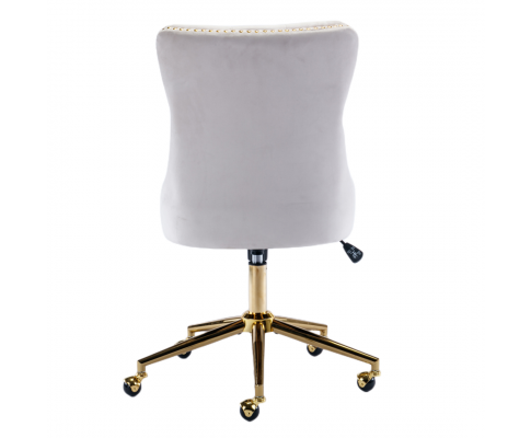 Velvet Home Office Chair- Beige