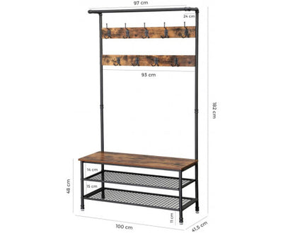 VASAGLE Coat Rack Stand HSR47BX