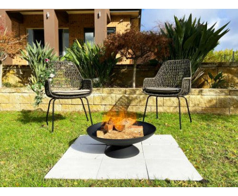 Black Lassen Cast Iron Fire Pit