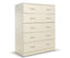 Sarantino Tallboy Dresser 6 Chest Of Drawers Cabinet 85 X 39.5 X 105 - White