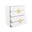 Sarantino Gail Chest Of Drawers Tallboy Dresser In White