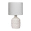 Sarantino Ceramic Table Lamp In Cream