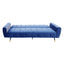 Sarantino Ava 3-seater Tufted Velvet Sofa Bed By Sarantino - Blue