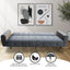 Sarantino Ava 3-seater Tufted Velvet Sofa Bed By Sarantino - Dark Grey