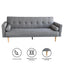 Sarantino Madison Sofa Bed Lounge Couch Futon Furniture Home Light Grey Linen Suite