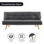 Sarantino 3 Seater Linen Sofa Bed Couch Lounge Futon - Dark Grey