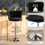 SERENITÃƒÂ  Modern Silver Swivel Upholstered Velvet Adjustable Height Counter Stool with Metal Frame Black (Set of 2)