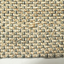 Hand Braided Jute Runner with Green Textured Weave 50 x 120 cm