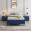 Velvet Blue Bed Frame Ã¢â‚¬â€œ Queen