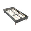Bed Frame Mattress Foundation (Dark Grey) Ã¢â‚¬â€œ Double