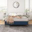 Metal Bed Frame Mattress Foundation Blue Ã¢â‚¬â€œ King