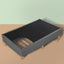 Metal Bedframe Mattress Foundation (Dark Grey) Ã¢â‚¬â€œ Double