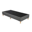 Metal Bedframe Mattress Foundation (Dark Grey) Ã¢â‚¬â€œ Double