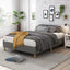 Metal Bedframe Mattress Foundation (Dark Grey) Ã¢â‚¬â€œ King