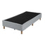 Metal Bedframe Mattress Foundation (Light Grey) Ã¢â‚¬â€œ Double