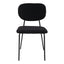 Charcoal Charm Armless Dining Chair Duo