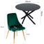 The Velvet Marble Table and Chair Set
