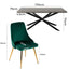 Green Velvet Banquet Set