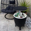 Black Ice Bucket Table