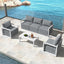 Alfresco 5-Seater Deep-Seated Patio Set – Charcoal Grey